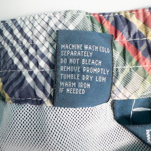 Polo Ralph Lauren Cargo Swim Trunks Mens XL Navy Blue Drawstring Mesh Lined Pony - Picture 16 of 16